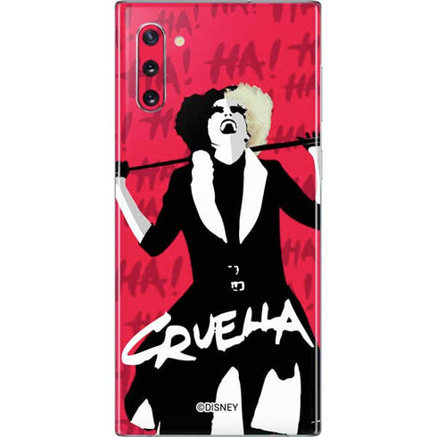 Disney Cruella (2021) Evil Laugh Galaxy Note 10 Skin